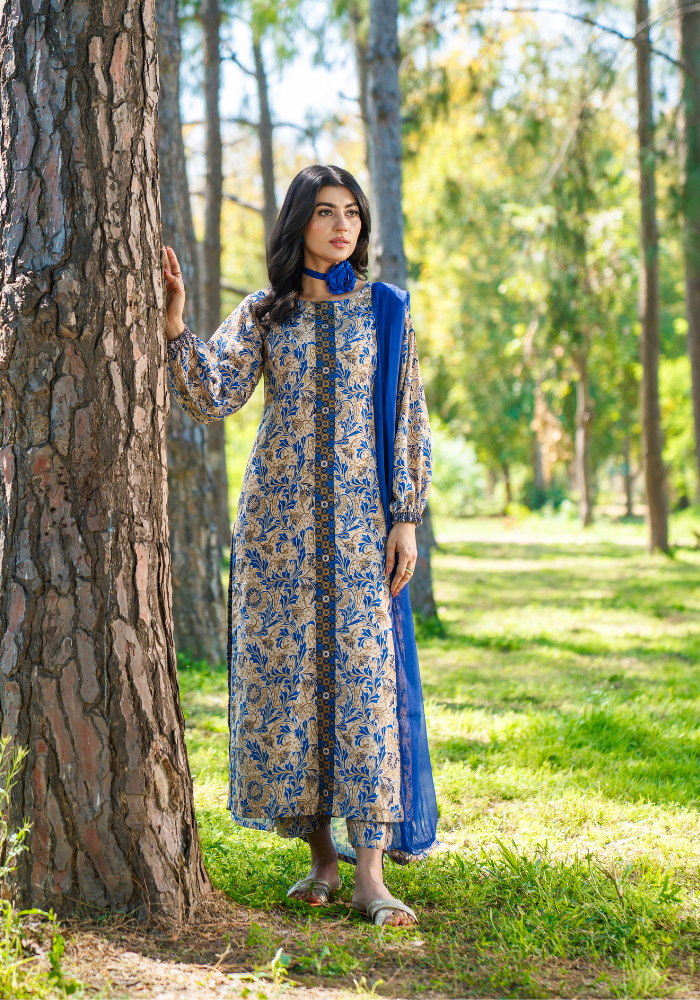 Sama-e-Nil – Turkish Lawn 3-Piece Suit (NLC-103-PK)